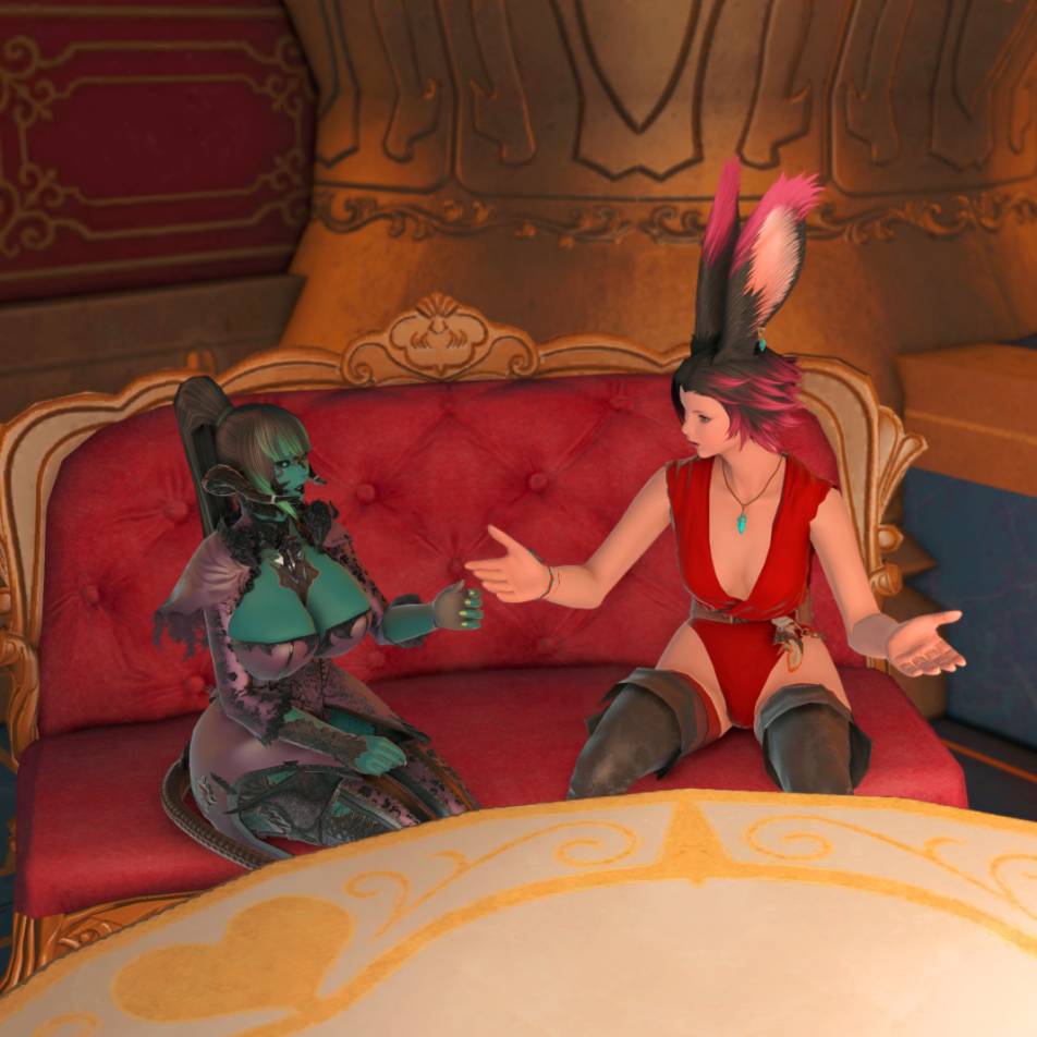 Marla and Marcy in the club