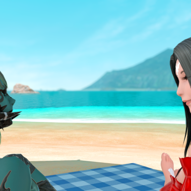 Beach visit with Kaki