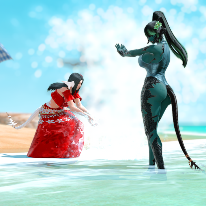 Beach visit with Kaki