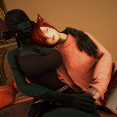 Cuddles with Mura