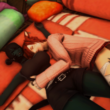 Cuddles with Mura
