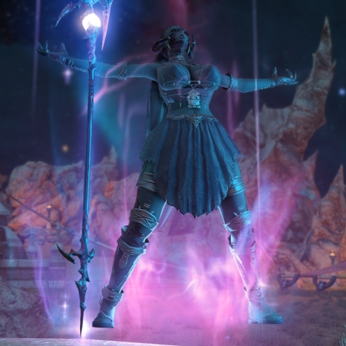 Marla's Black Mage Glam