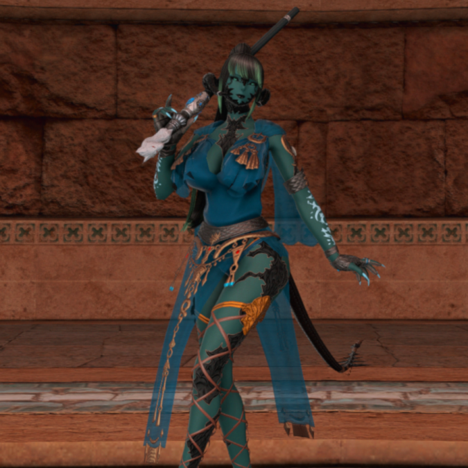 Marla's Blue Mage Glam